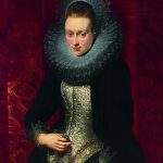Rubens, retrato de una joven dama con rosario 1609