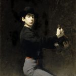 Ramon Casas-Autorretrato de flamenco, 1883