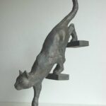 Gato escultura